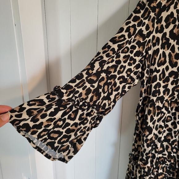 Leopard print mini dress - Picture 4 of 4